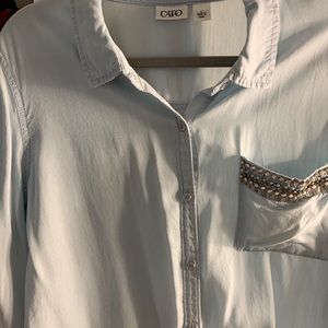 Cato Light Blue Blouse